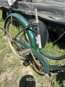 Antique 1950s Schwinn Bicycle Chicago Built Bike Vintage