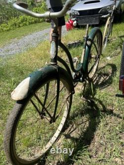 Antique 1950s Schwinn Bicycle Chicago Built Bike Vintage