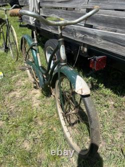 Antique 1950s Schwinn Bicycle Chicago Built Bike Vintage