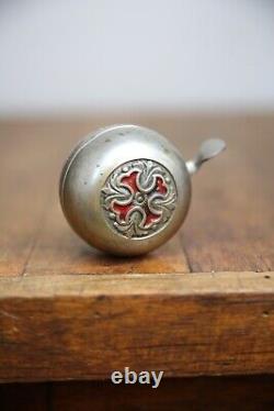 Antique Bicycle Bell Painted Metal Vintage Accessory Schwinn Monark Elgin Etc