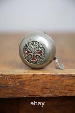 Antique Bicycle Bell Painted Metal Vintage Accessory Schwinn Monark Elgin Etc