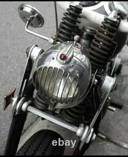 Antique HEADLIGHT Harley Vintage Knucklehead Panhead VL Schwinn Bicycle Luxor EL