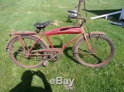 Antique, Vintage, Prewar, Schwinn, Dx, Tank Bicycle, Rare, Old, Ratrod, Baloon Bicycle