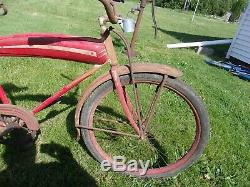 Antique, Vintage, Prewar, Schwinn, Dx, Tank Bicycle, Rare, Old, Ratrod, Baloon Bicycle