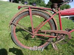 Antique, Vintage, Prewar, Schwinn, Dx, Tank Bicycle, Rare, Old, Ratrod, Baloon Bicycle