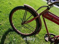 Antique, Vintage, Prewar, Schwinn, Dx, Tank Bicycle, Rare, Old, Ratrod, Baloon Bicycle