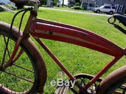 Antique, Vintage, Prewar, Schwinn, Dx, Tank Bicycle, Rare, Old, Ratrod, Baloon Bicycle