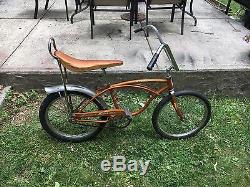 Authentic Vintage 1965 Schwinn Sting Ray Bicycle