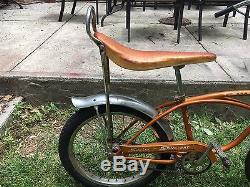 Authentic Vintage 1965 Schwinn Sting Ray Bicycle