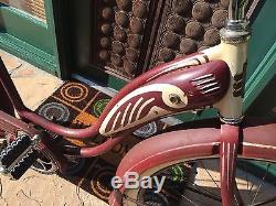 Beautiful Vintage Schwinn Excelsior Girls Bicycle withTank & Fenders