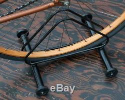 Bicycle DISPLAY STAND Vintage TOC Track RoadBike Schwinn Cruiser Wheel KickStand
