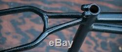 Black 1939 Prewar Schwinn DX Bicycle FRAME Vintage Klunker MTB Cruiser Tank Bike