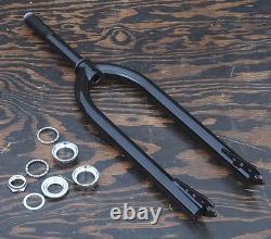 Black 26 Vintage Schwinn Cruiser Bike Tube FORK 1 Headset Rat Rod Tank Bicycle