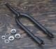Black 26 Vintage Schwinn Cruiser Bike Tube Fork 1 Headset Rat Rod Tank Bicycle