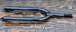 Black 26 Vintage Schwinn Cruiser Bike Tube FORK 1 Headset Rat Rod Tank Bicycle