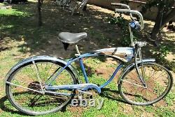 COOL VINTAGE 50S EARLY 60S SCHWINN SPEEDSTER CRUISER BIKE With SPRINGER FORK