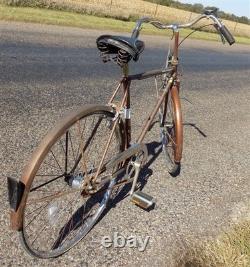 Chicago Schwinn Bicycle, Brown 3 Speed World Tourist Bike, Serial# 2006343