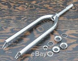 Chrome 26 Prewar Schwinn Cruiser Bike Tube FORK 1 Headset Vintage MTB Bicycle