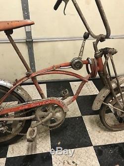 Classic Schwinn Orange Krate Vintage Bicycle