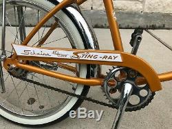 Classic Vintage 1966 Schwinn Stingray Bicycle Krate Fastback