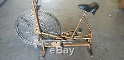 Collector's item! Vintage Gold Schwinn Airdyne Exercise Bike NEAR MINT