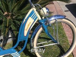 Fleetwing 1950 Near Nos 26tank Vintage Bicycle Roadmaster Amf Schwinn Columbia