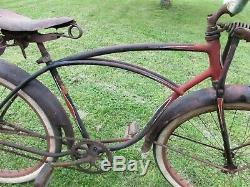 Fresh barn find rare vintage 1950s Schwinn black phantom rat ride rat /restore