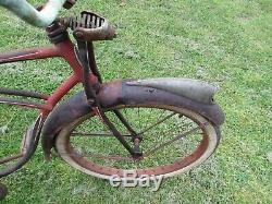 Fresh barn find rare vintage 1950s Schwinn black phantom rat ride rat /restore