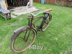 Fresh barn find rare vintage 1950s Schwinn black phantom rat ride rat /restore