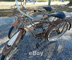 Goodrich bicycles antique vintage pair schwinn collectable bikes beach cruisers