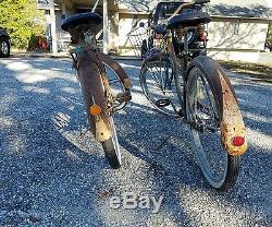 Goodrich bicycles antique vintage pair schwinn collectable bikes beach cruisers