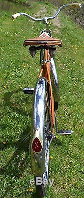 Gorgeous SCHWINN 1963 Jaguar Mark V Vintage BICYCLE Radiant Coppertone CLEAN