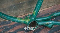 Green Schwinn B-6 AutoCycle Bike FRAME Vintage Phantom Tank Cruiser Bicycle B6