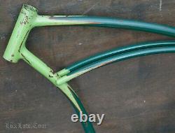 Green Schwinn B-6 AutoCycle Bike FRAME Vintage Phantom Tank Cruiser Bicycle B6