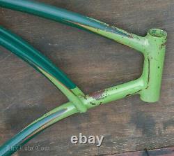 Green Schwinn B-6 AutoCycle Bike FRAME Vintage Phantom Tank Cruiser Bicycle B6