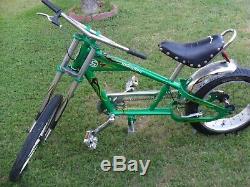 Green Schwinn Orange County Chopper 20 Stingray Bycycle In Very Good Condition