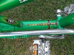 Green Schwinn Orange County Chopper 20 Stingray Bycycle In Very Good Condition