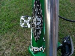 Green Schwinn Orange County Chopper 20 Stingray Bycycle In Very Good Condition