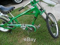 Green Schwinn Orange County Chopper 20 Stingray Bycycle In Very Good Condition