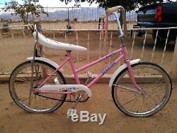 Hard To Find Vintage Pink SCHWINN FAIR LADY Stingray Bicycle