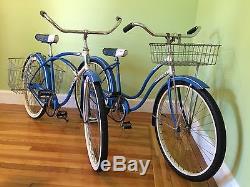 His(1957) & Hers(1959) Vintage Schwinn Spitfire Bicycles