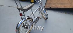 Incredible Banana Seat Vintage Bicycle, Chrome Beauty! Believe to Be Schwinn