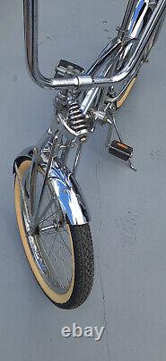 Incredible Banana Seat Vintage Bicycle, Chrome Beauty! Believe to Be Schwinn