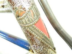 Iver Johnson Frame Truss Fork Prewar Vintage 26 Bike Bicycle Schwinn Og Paint