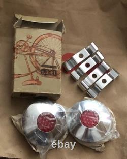 Jeweled Bicycle Hubcaps Vintage Schwinn 1950 Reproduction Retro NIB Bike 1990