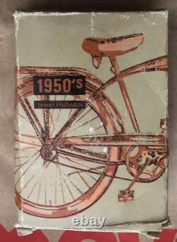 Jeweled Bicycle Hubcaps Vintage Schwinn 1950 Reproduction Retro NIB Bike 1990