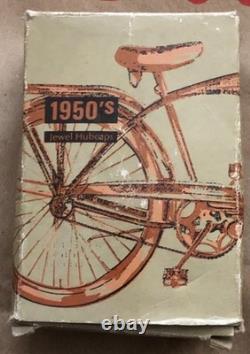 Jeweled Bicycle Hubcaps Vintage Schwinn 1950 Reproduction Retro NIB Bike 1990