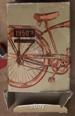 Jeweled Bicycle Hubcaps Vintage Schwinn 1950 Reproduction Retro NIB Bike 1990