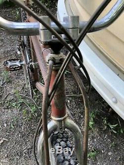 Klunker bicycle. Vintage Mountain Bike, Schwinn Excelsior. Breeze Fischer Era