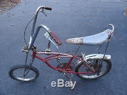 Look! 1960`s Schwinn Apple Krate True Barn Find Rat Rod Vintage Parts Bicycle
